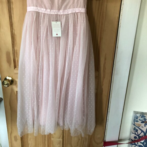 NWT Ivy City Co Ballerina Tulle Midi Dress in Pink - Sz L - Picture 7 of 13